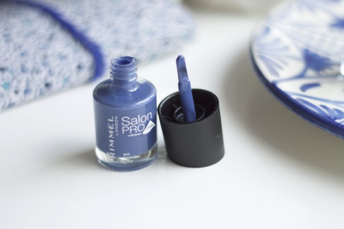 Made From Beauty- Top Five Blue Polishes- Rimmel London Navy Seal