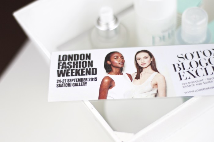 Made From Beauty Southampton Bloggers Meetup Goody Bag London Fashion Weekend