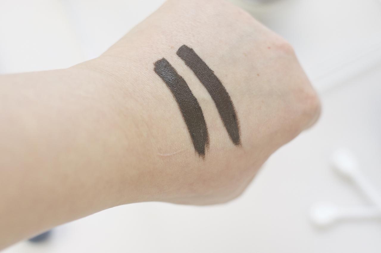 Made From Beauty The Freedom Pro Brow Pommade and Anastasia Dipbrow Pomade Swatches