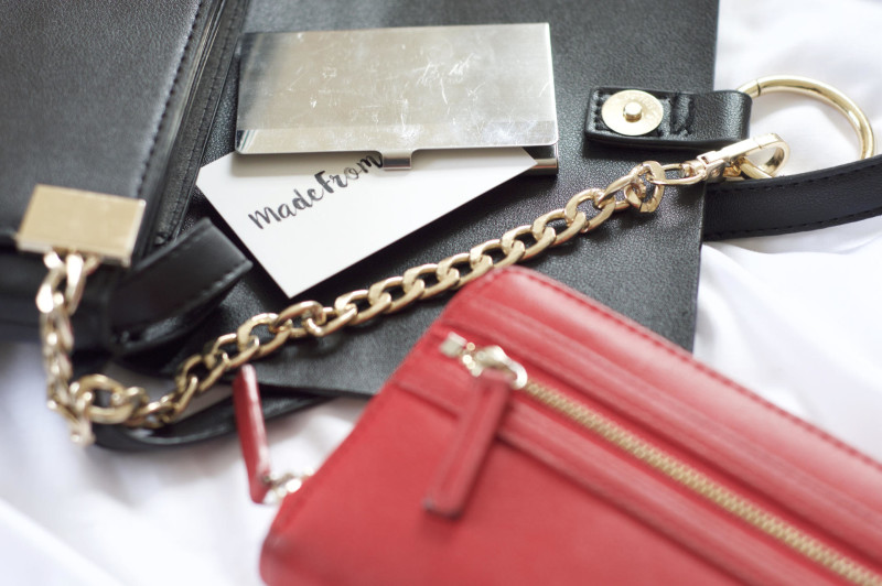Made From Beauty What's in My Bag: The Everyday Edition Purse and Business Cards