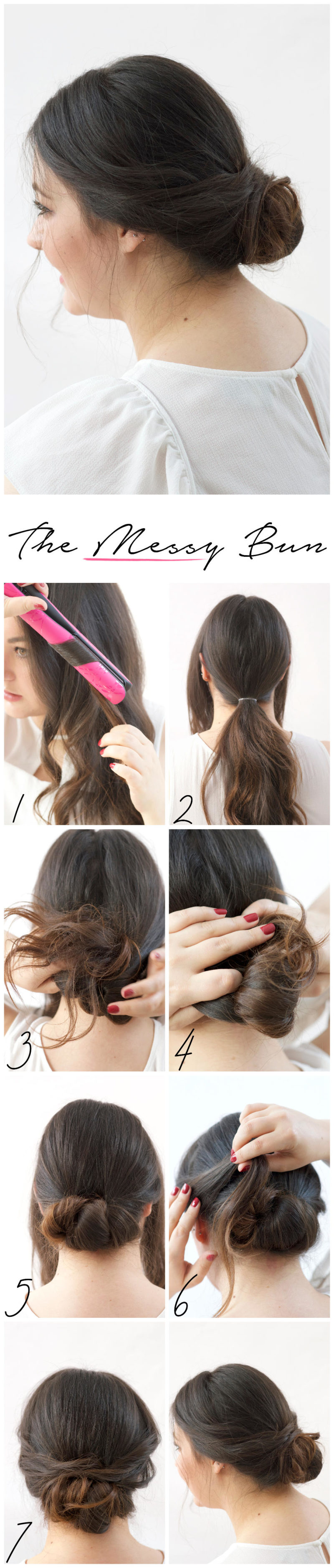 ghd-electric-pink-messy-bun