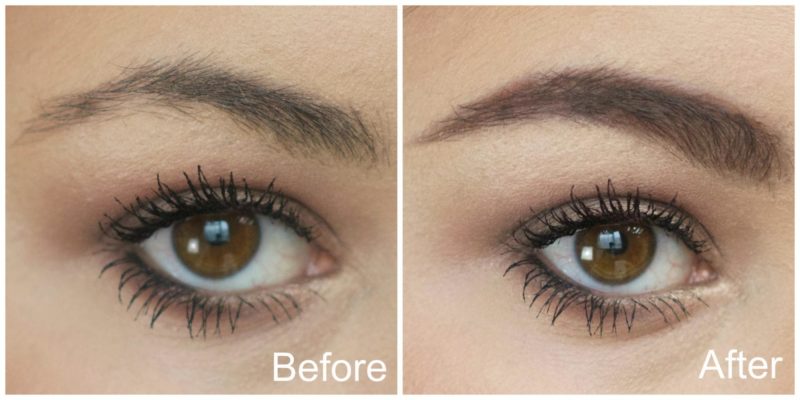 Rimmel Brow Before and After