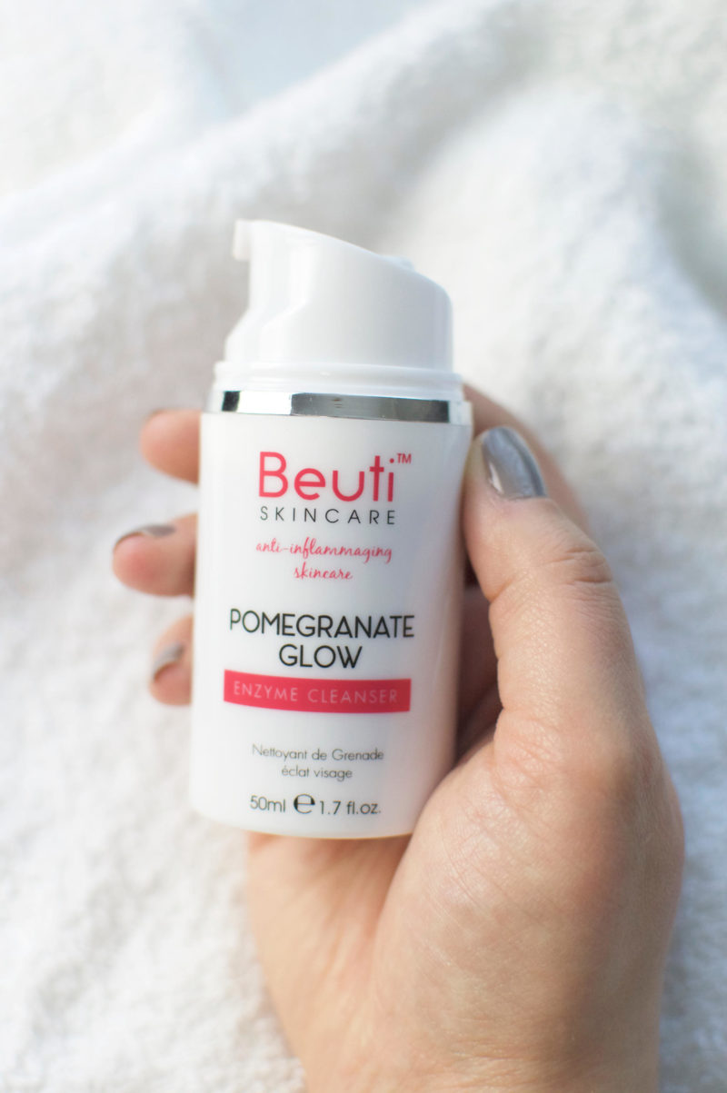 Pomegranate Glow Enzyme Cleanser from Beuti Skincare Review
